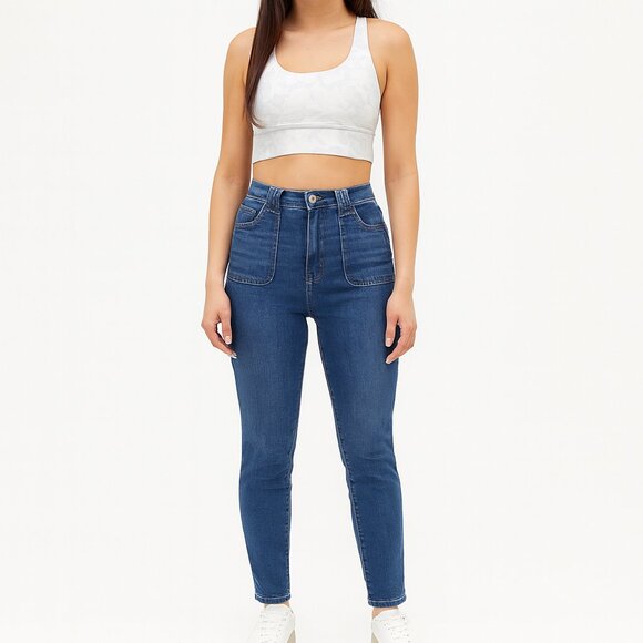 American Eagle Next Level Stretch Super Hi-Rise Jegging Jeans Size 14 - Picture 1 of 9
